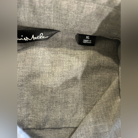 Travis Mathew NWOT CLOUD FLANNEL BUTTON-UP - Picture 4 of 7